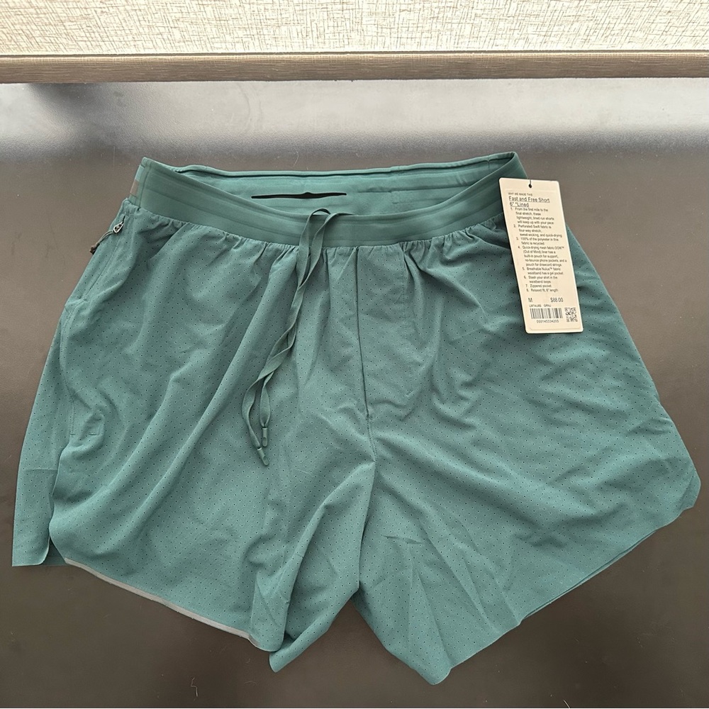 Lululemon Fast and Free Lined Short 6" Medium